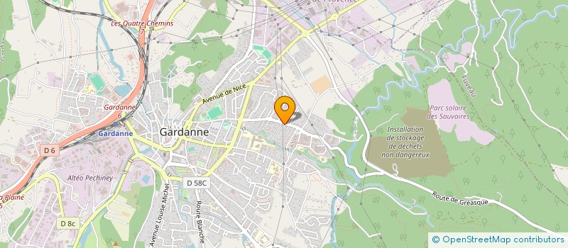 localisation de l'entreprise SCI LIAN à GARDANNE