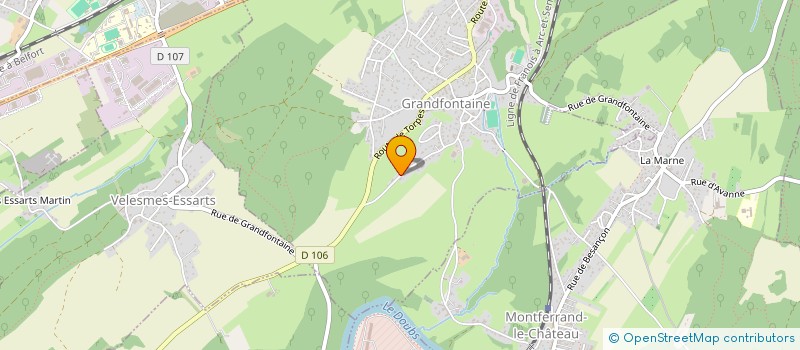 localisation de l'entreprise SCI LIANA  GRANDFONTAINE