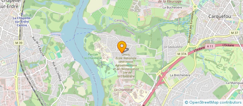 localisation de l'entreprise SCI LIANDRE à NANTES