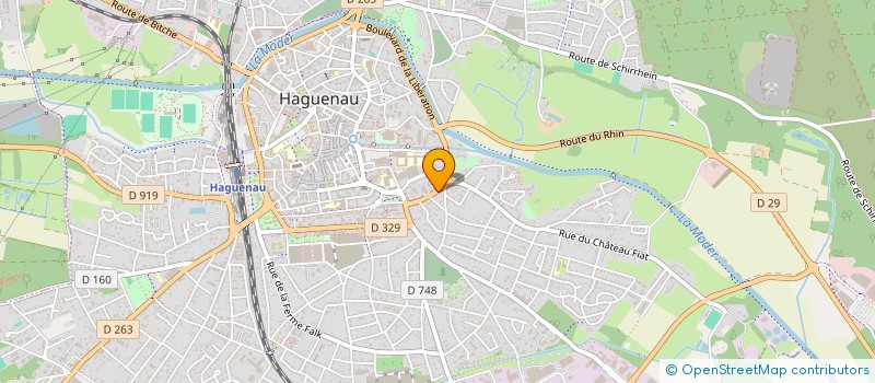 localisation de l'entreprise SCI LIANE  HAGUENAU