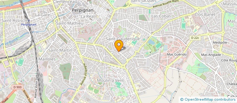 localisation de l'entreprise SCI LIANE à PERPIGNAN
