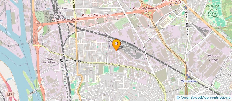 localisation de l'entreprise SCI LIAVY  VENISSIEUX