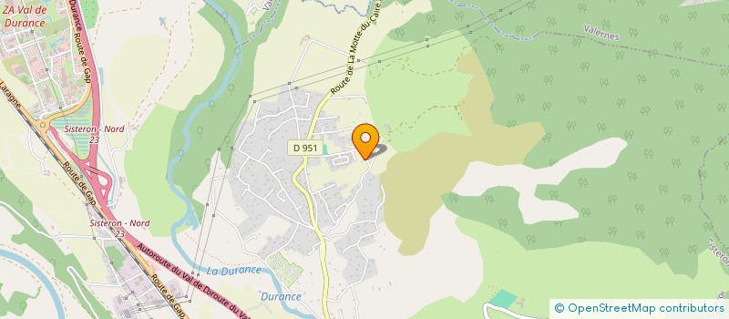 localisation de l'entreprise SCI LIB  SISTERON