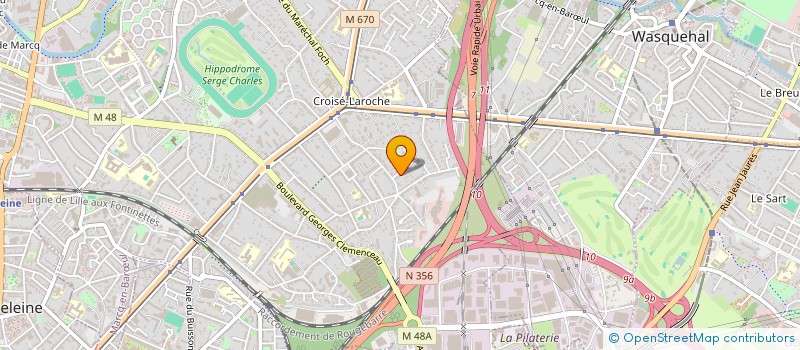 localisation de l'entreprise SCI LIBA à MARCQ-EN-BARŒUL