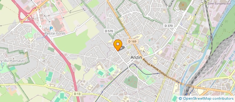 localisation de l'entreprise SCI LIBAROC  ANZIN