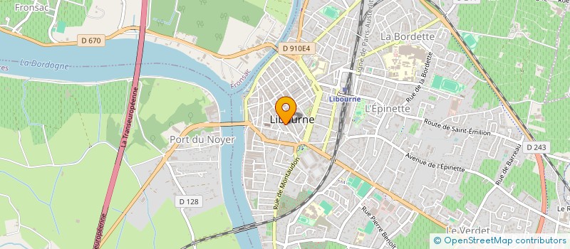 localisation de l'entreprise SCI LIBBORD à LIBOURNE