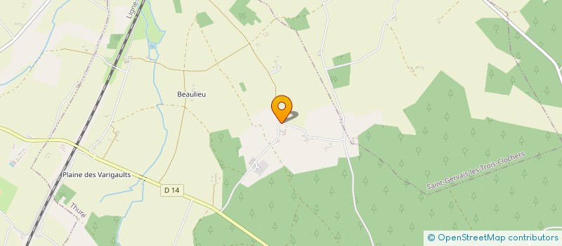 localisation de l'entreprise SCI LIBDUCAT  THURE