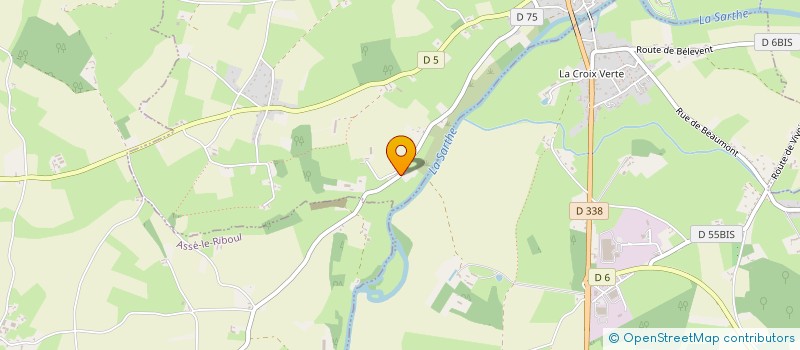 localisation de l'entreprise SCI  LIBE 234  BEAUMONT-SUR-SARTHE