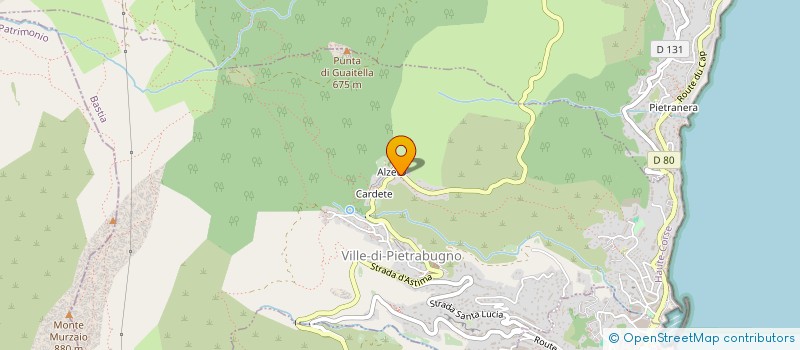 localisation de l'entreprise SCI LIBECCIU à SANTA-MARIA-DI-LOTA