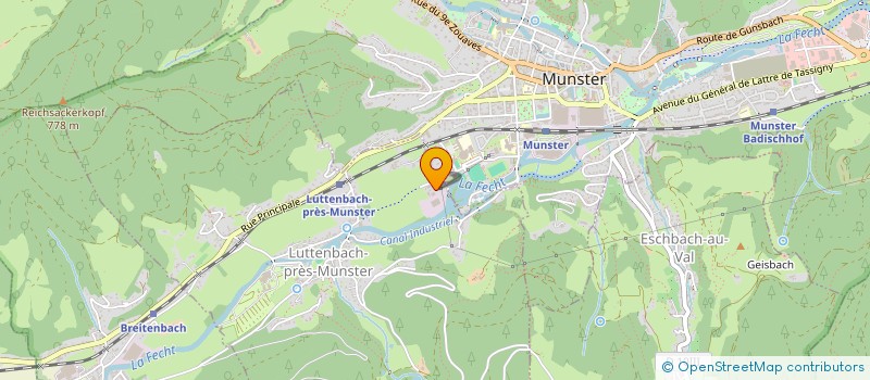 localisation de l'entreprise SCI LIBELIMMO  LUTTENBACH-PRES-MUNSTER