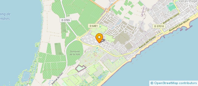 localisation de l'entreprise SCI LIBELLULE  VENDRES