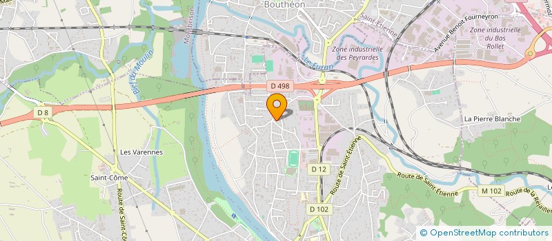 localisation de l'entreprise SCI LIBELLULE  SAINT-JUST-SAINT-RAMBERT