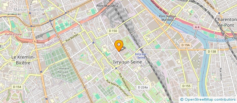 localisation de l'entreprise SCI LIBER à IVRY-SUR-SEINE