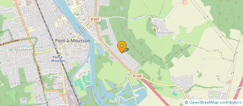 localisation de l'entreprise SCI LIBERA  PONT-A-MOUSSON