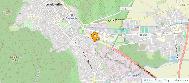 localisation de l'entreprise SCI LIBERA  GUEBWILLER