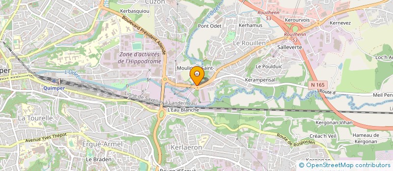 localisation de l'entreprise SCI LIBERATION  ERGUE-GABERIC