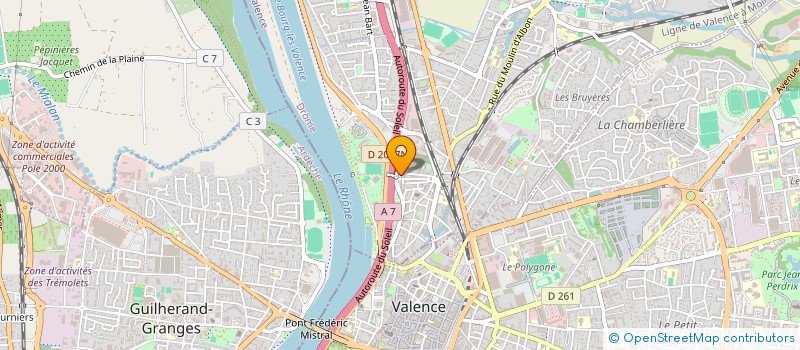 localisation de l'entreprise SCI LIBERATION  BOURG-LES-VALENCE