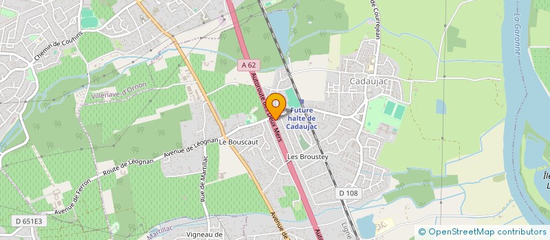 localisation de l'entreprise SCI LIBERATION  CADAUJAC