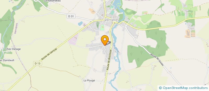 localisation de l'entreprise SCI LIBERATION à VERRIERES