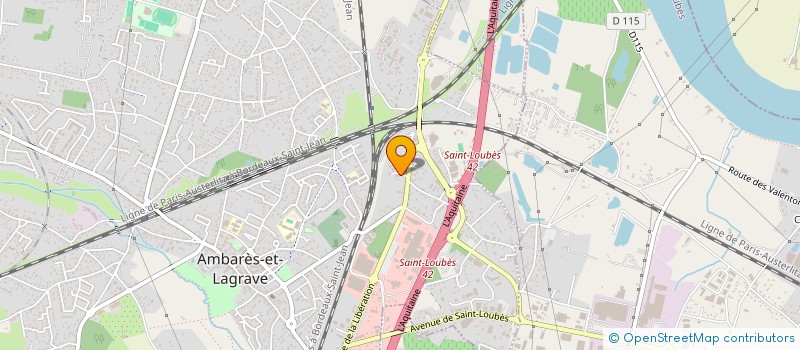 localisation de l'entreprise SCI LIBERATION  AMBARES-ET-LAGRAVE