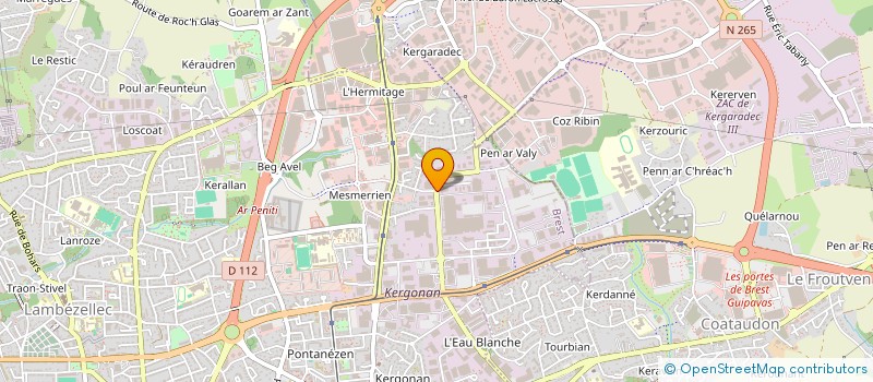 localisation de l'entreprise SCI LIBERATION  BREST