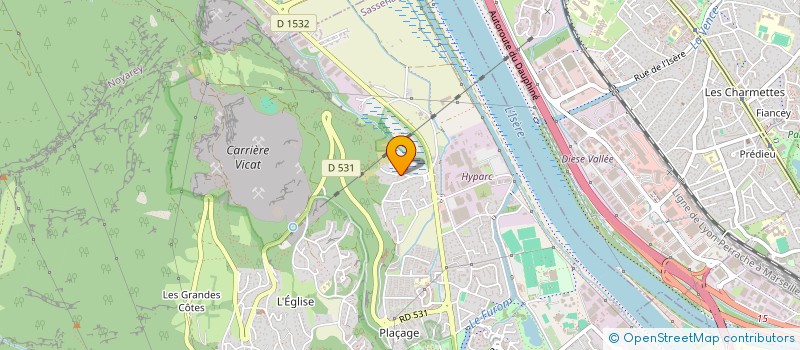 localisation de l'entreprise SCI LIBERATION  SASSENAGE