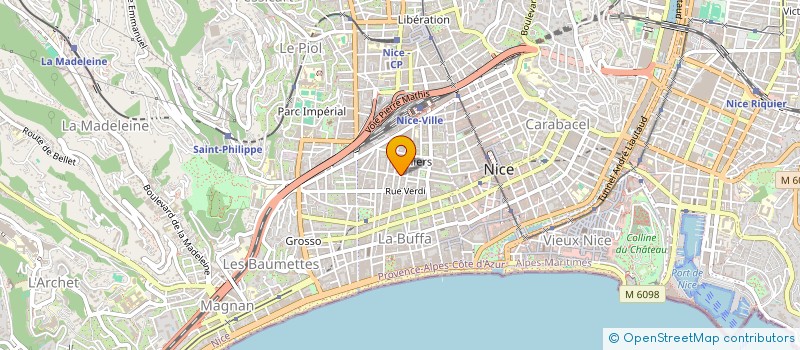 localisation de l'entreprise SCI LIBERATION à NICE