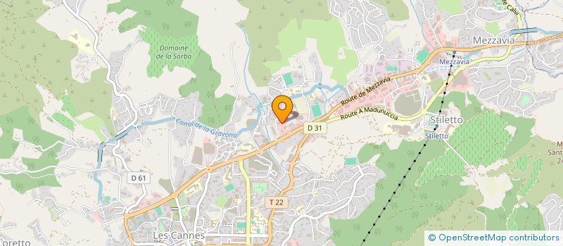 localisation de l'entreprise SCI LIBERATION  AJACCIO