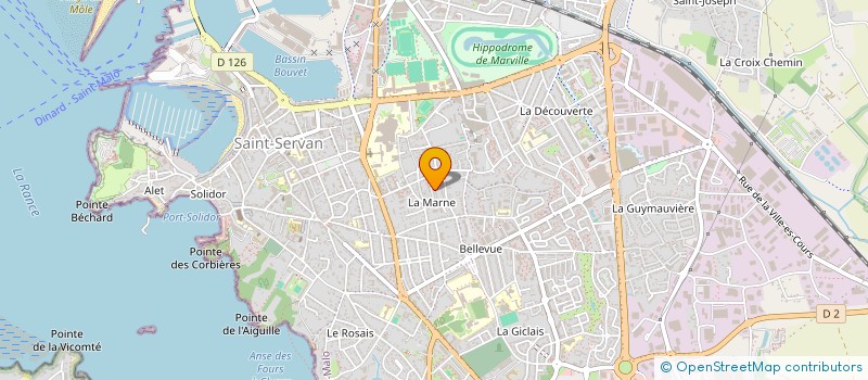 localisation de l'entreprise SCI LIBERATION  SAINT-MALO