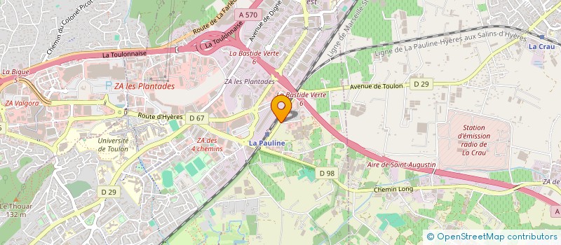 localisation de l'entreprise SCI LIBEREAU  LA GARDE