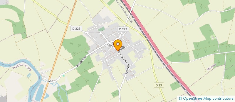 localisation de l'entreprise SCI LIBERT'EVASION  MICHERY