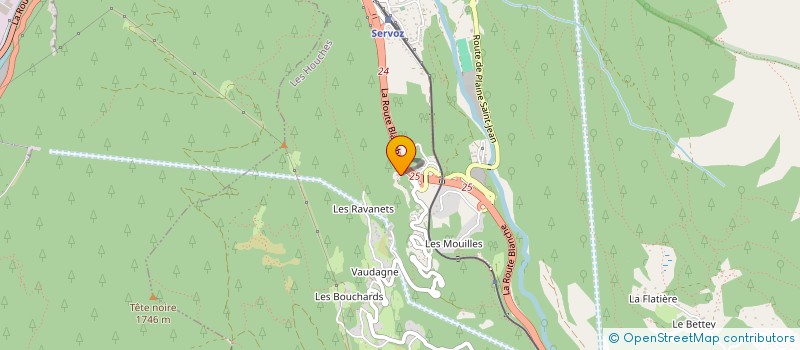 localisation de l'entreprise SCI LIBERTA  LES HOUCHES