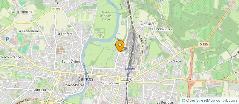 localisation de l'entreprise SCI LIBERTE 17  SAINTES