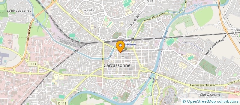 localisation de l'entreprise SCI LIBERTE à CARCASSONNE