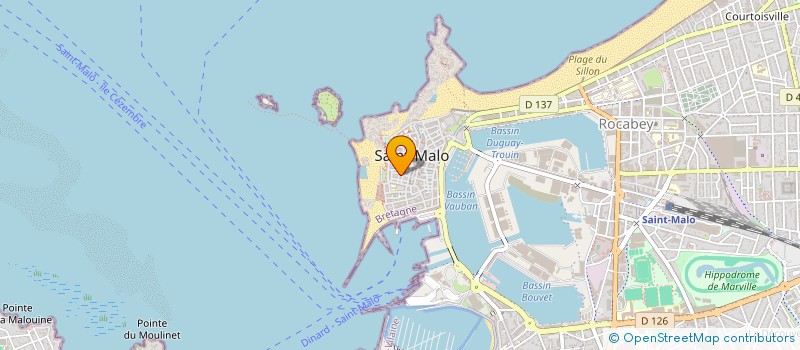 localisation de l'entreprise SCI  LIBERTE  SAINT-MALO