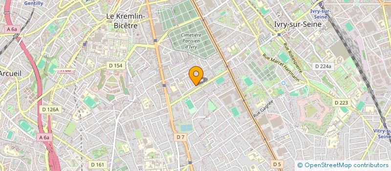localisation de l'entreprise SCI LIBERTE à VILLEJUIF