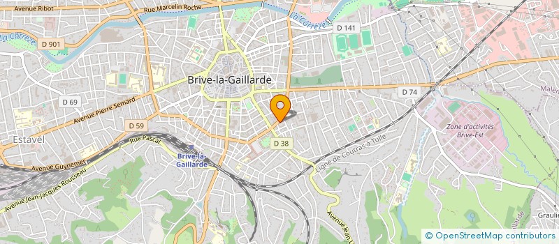 localisation de l'entreprise SCI LIBERTE  BRIVE-LA-GAILLARDE