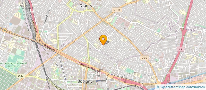 localisation de l'entreprise SCI LIBERTE  DRANCY