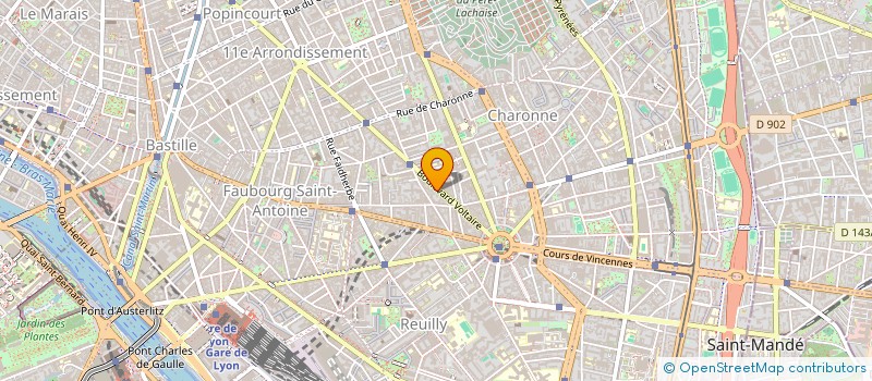 localisation de l'entreprise SCI LIBERTE  PARIS