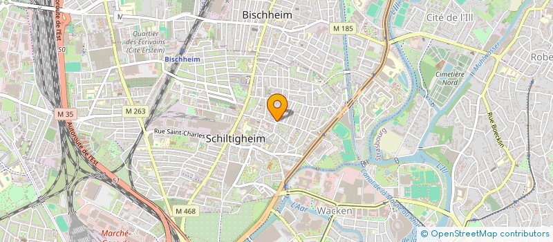 localisation de l'entreprise SCI LIBERTE  SCHILTIGHEIM