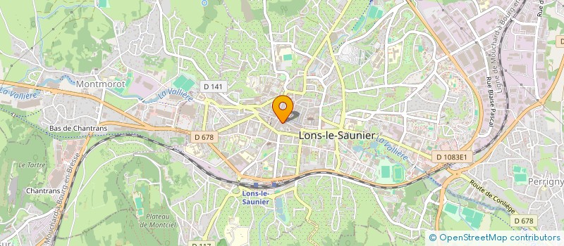 localisation de l'entreprise SCI LIBERTE  LONS-LE-SAUNIER