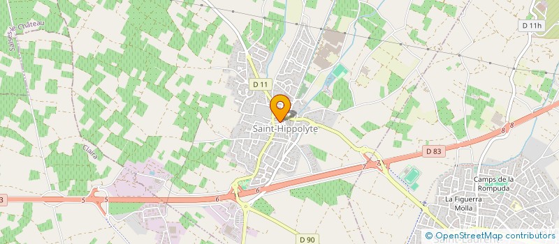 localisation de l'entreprise SCI LIBERTE  SAINT-HIPPOLYTE