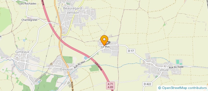 localisation de l'entreprise SCI LIBERTE  RIOM