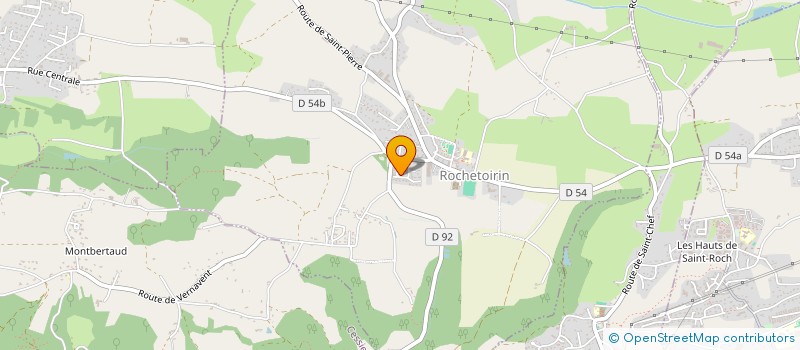 localisation de l'entreprise SCI LIBERTE  ROCHETOIRIN