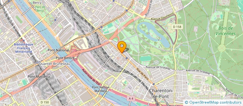 localisation de l'entreprise SCI LIBERTE  CHARENTON-LE-PONT