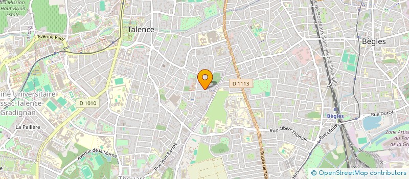 localisation de l'entreprise SCI LIBERTE  TALENCE