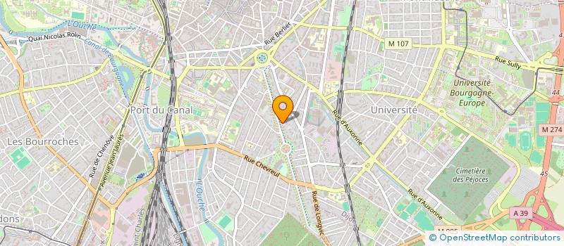 localisation de l'entreprise SCI LIBERTE à DIJON