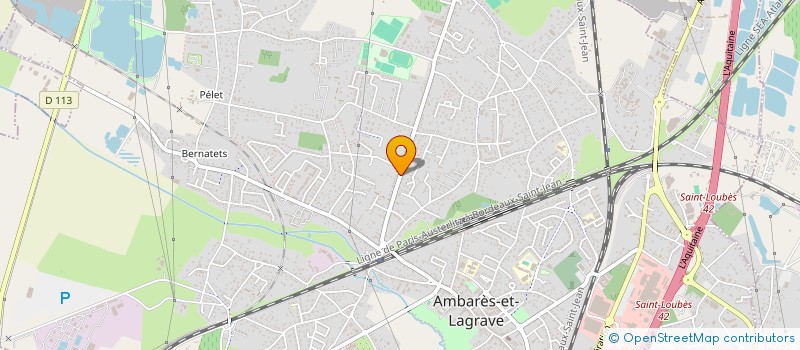 localisation de l'entreprise SCI LIBERTE  AMBARES-ET-LAGRAVE