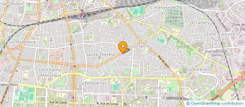 localisation de l'entreprise SCI LIBERTE 47  RENNES