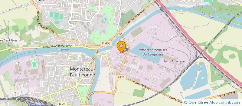 localisation de l'entreprise SCI LIBERTE à MONTEREAU-FAULT-YONNE